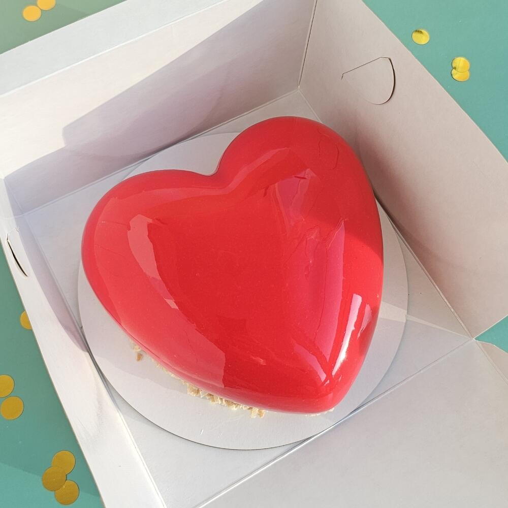 Торт 1 кг сердце большое, LOVE подарок