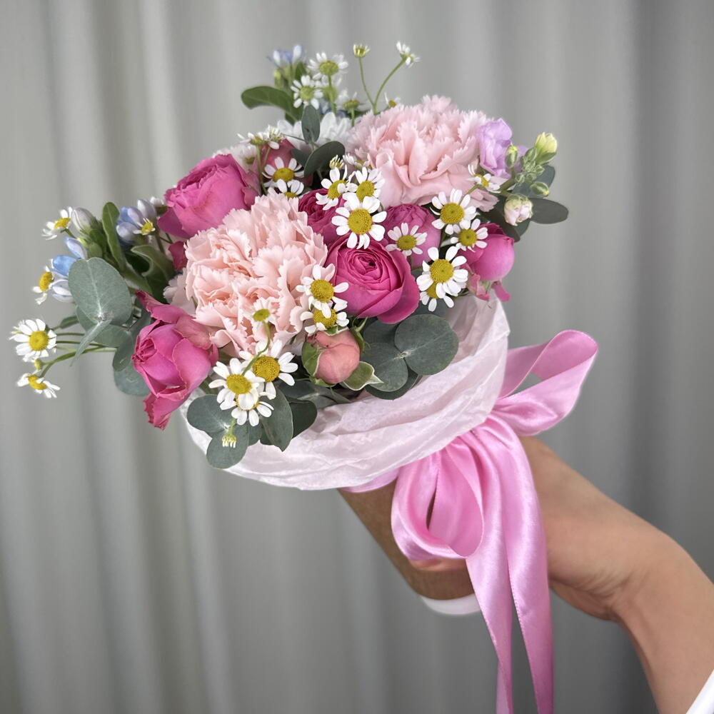 😍 Милый цветочный комплимент в крафтовом стакане