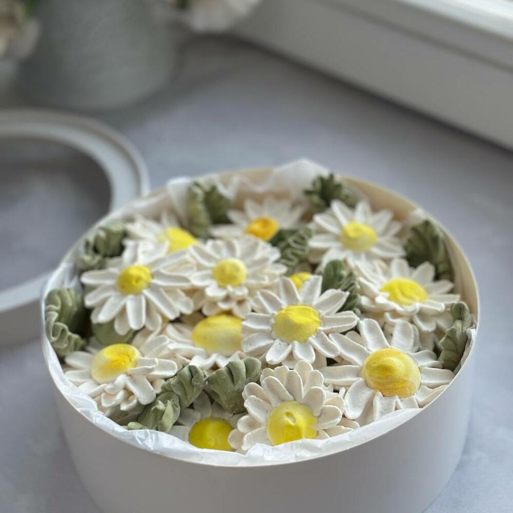 Зефирные ромашки