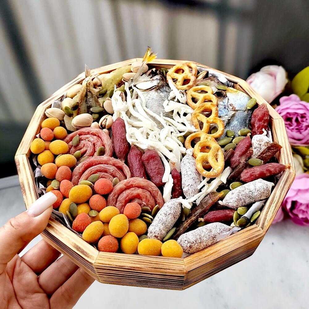 Мужской набор-сет рыбный с колбасками