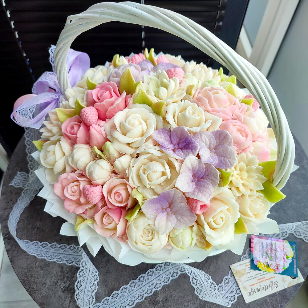 Корзина с зефиром