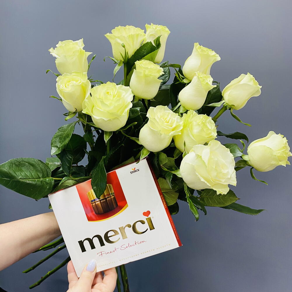 Белые розы с мерси1