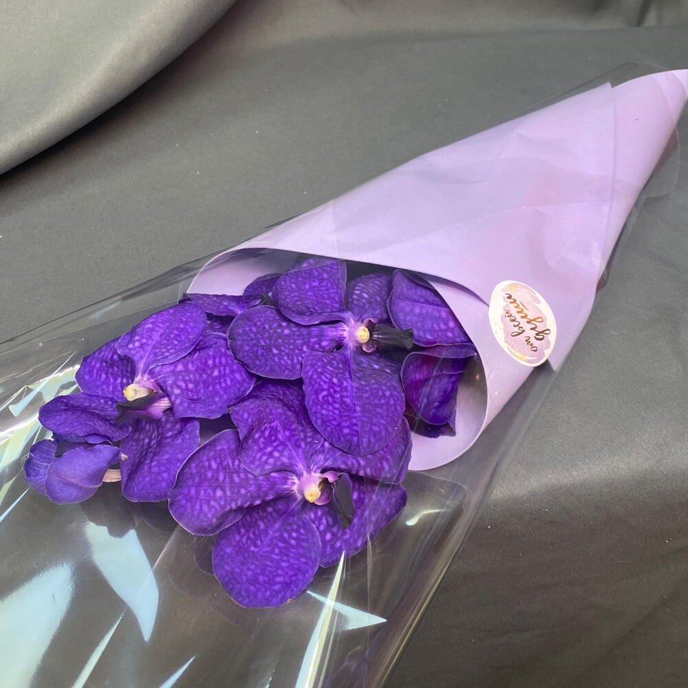 Орхидея Ванда фиолетовый букет💜