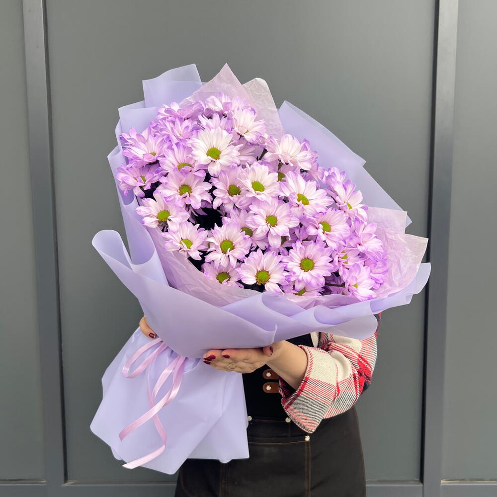 Букет из хризантем 💜