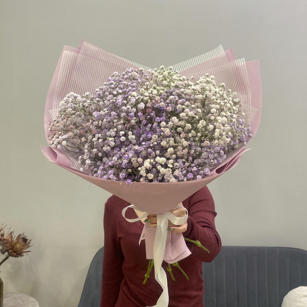 Букет гипсофил 💗💜