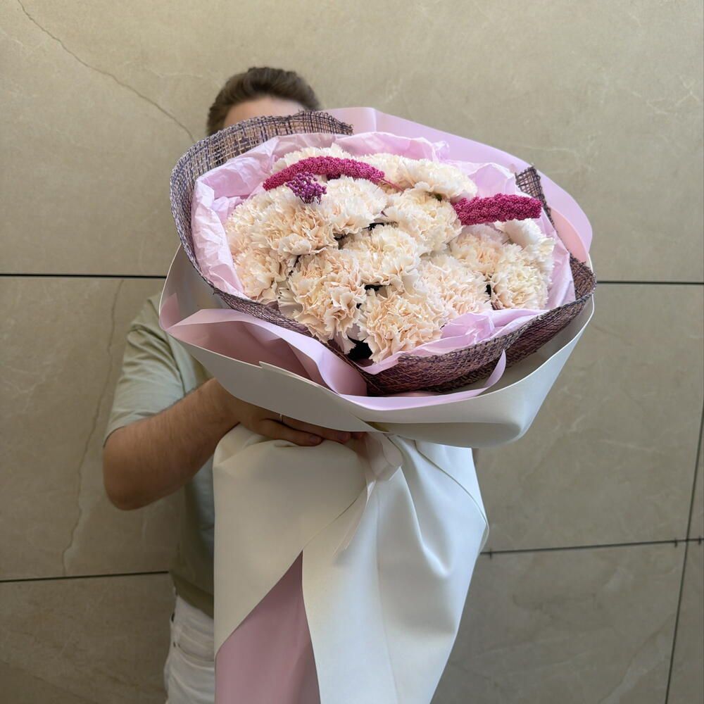 Букет с диантусами