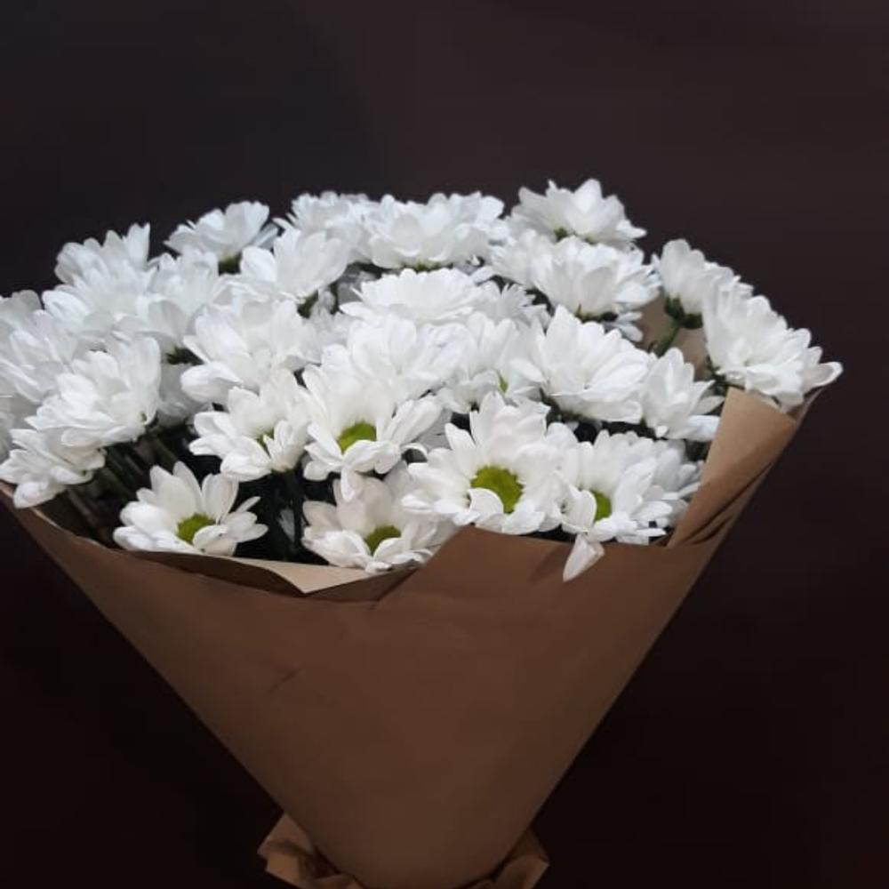 Букет Ромашки в крафте