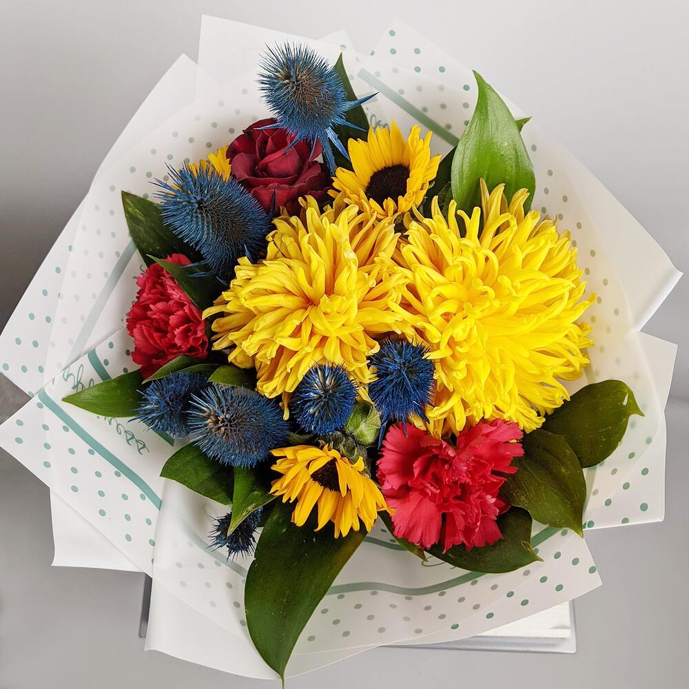 Mix with sunflowers
