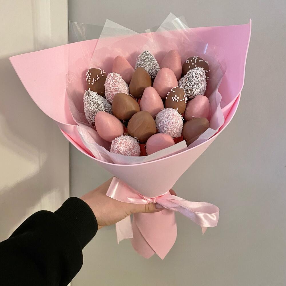 Fresas cubiertas de chocolate por la Mañana en Mónaco