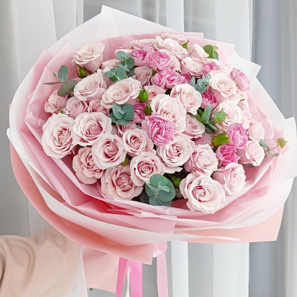 Авторский букет " WOW Pink "