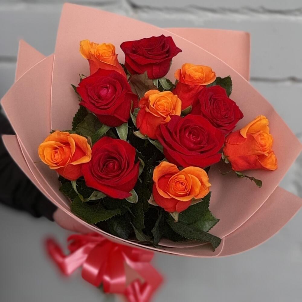 Букет из 11 роз 🌹🔥