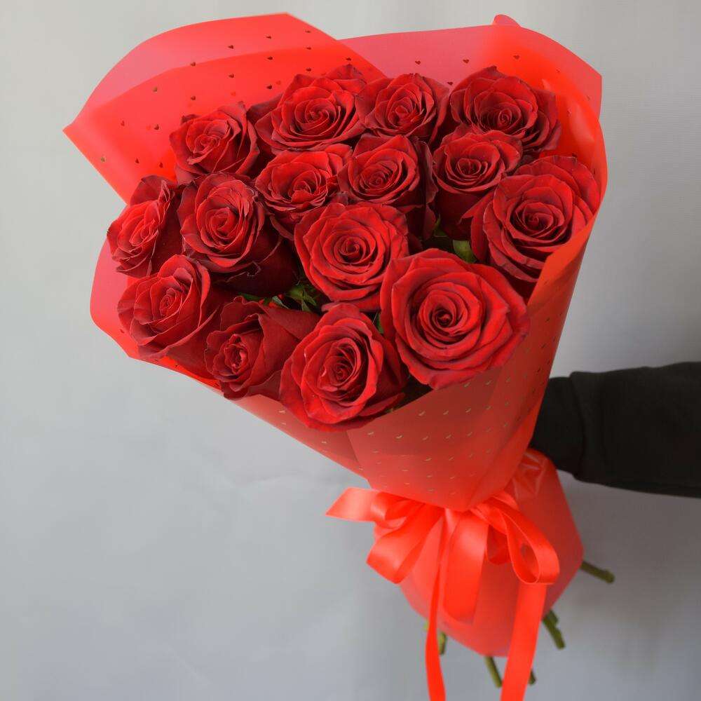 Bouquet of 15 Explorer roses