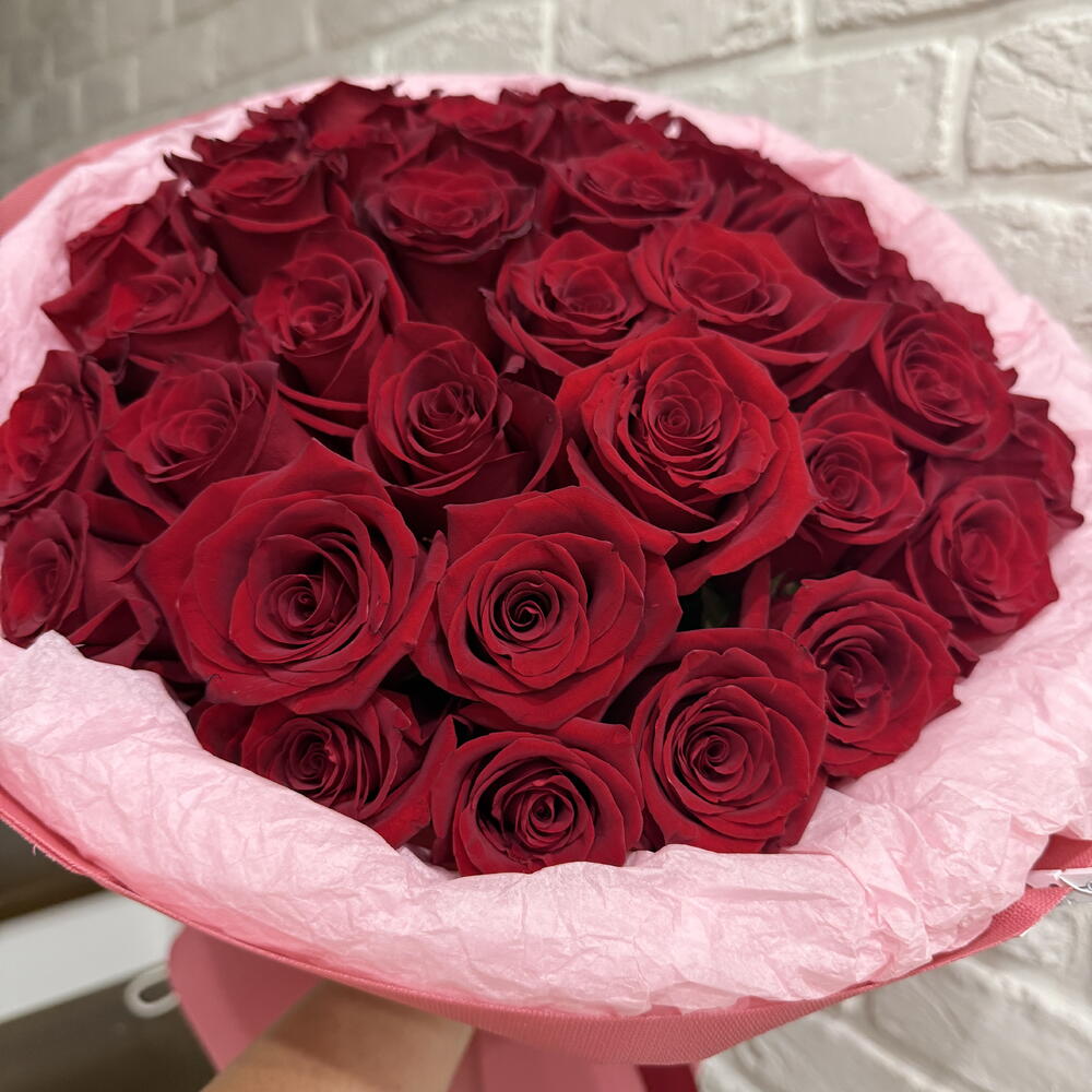 Моно букет из бордовой розы 🌹 все о любви ️