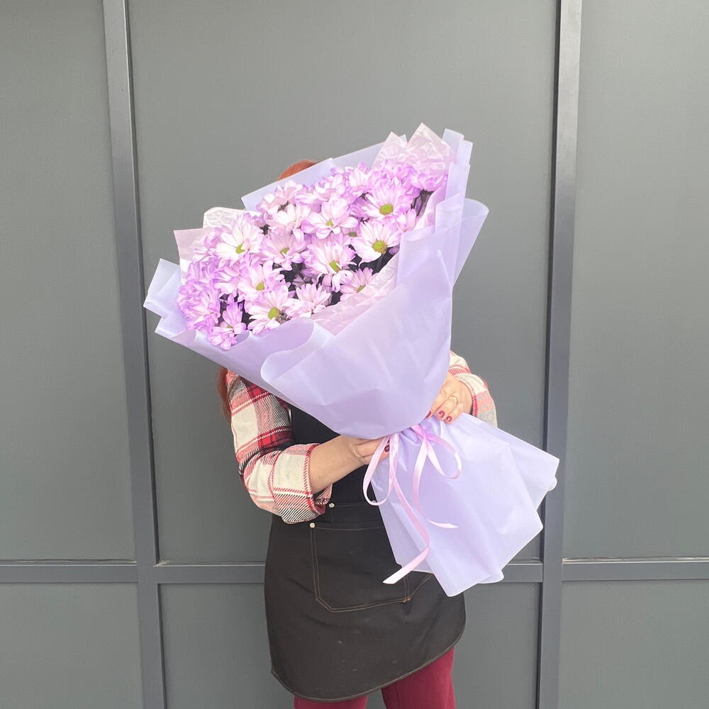 Букет из хризантем 💜