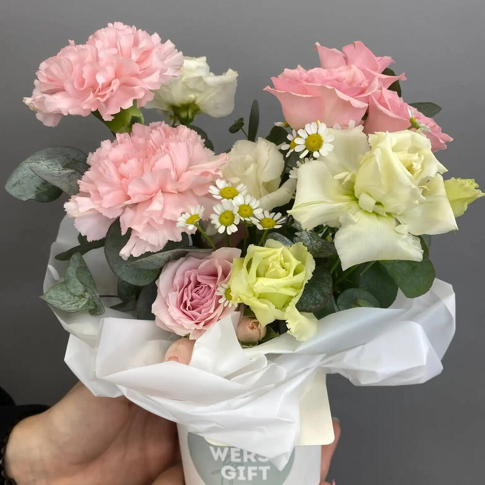 🌹 Коробка Wok от Flowersgift с цветами - 38