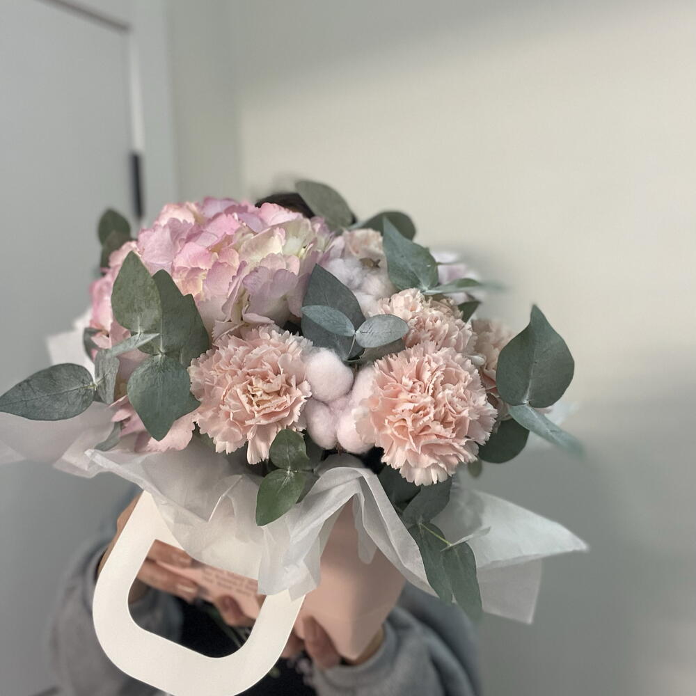 Букет из Гортензий 💝🌸для любимой девушке жене на день рождение