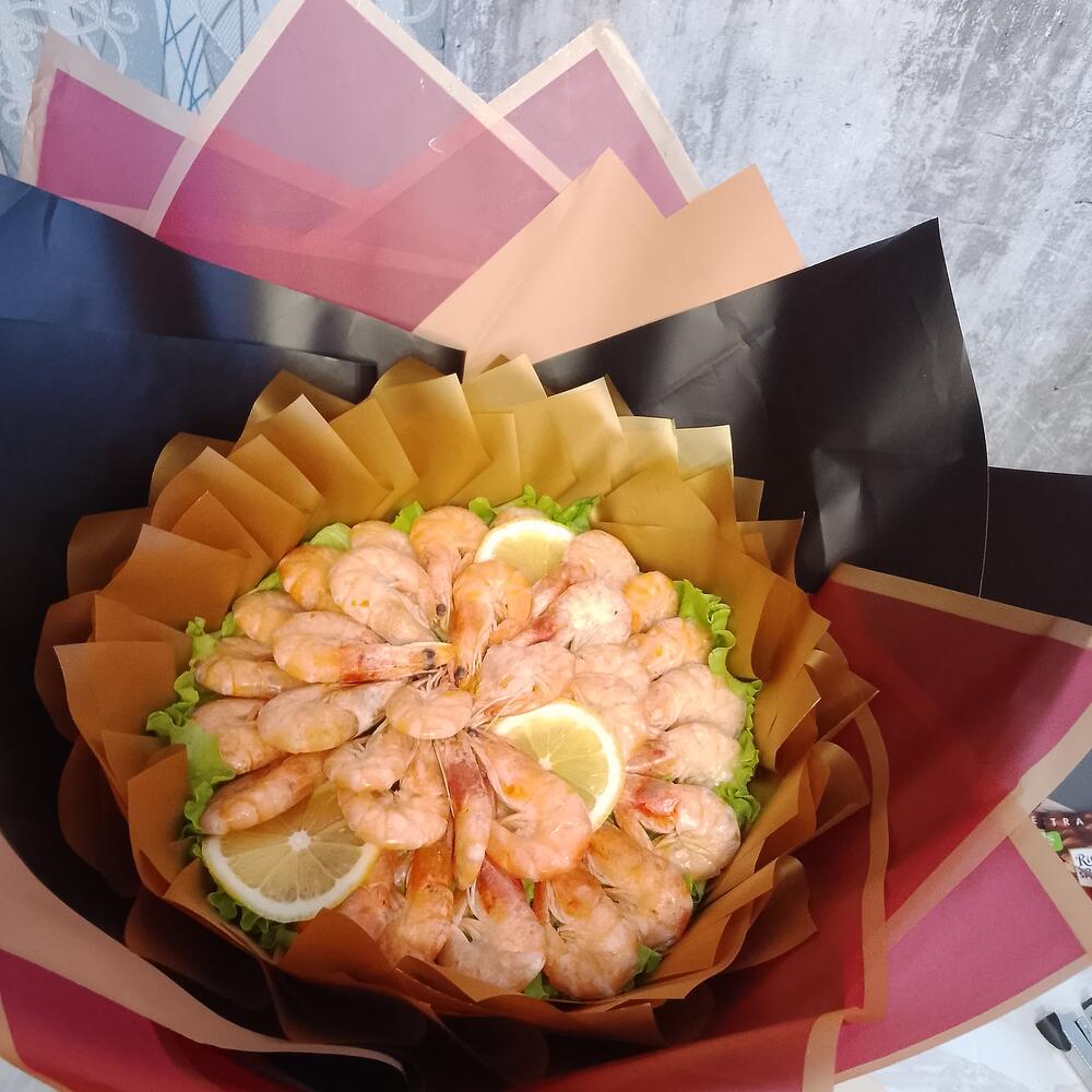 Букет с морепродуктами