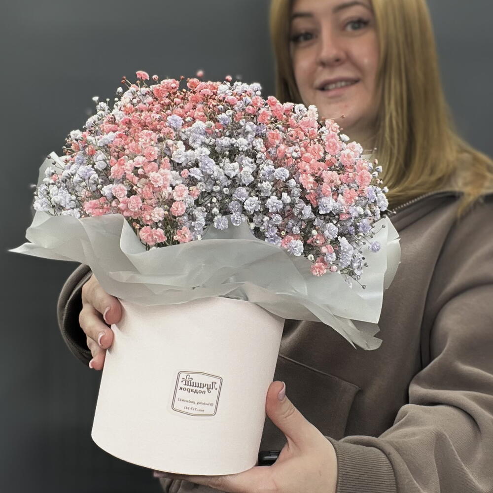 Коробочка с гипсофилой