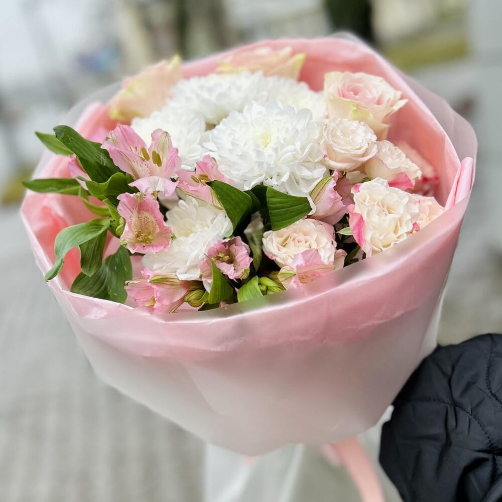 Авторский букет "Розовое облачко"🥰