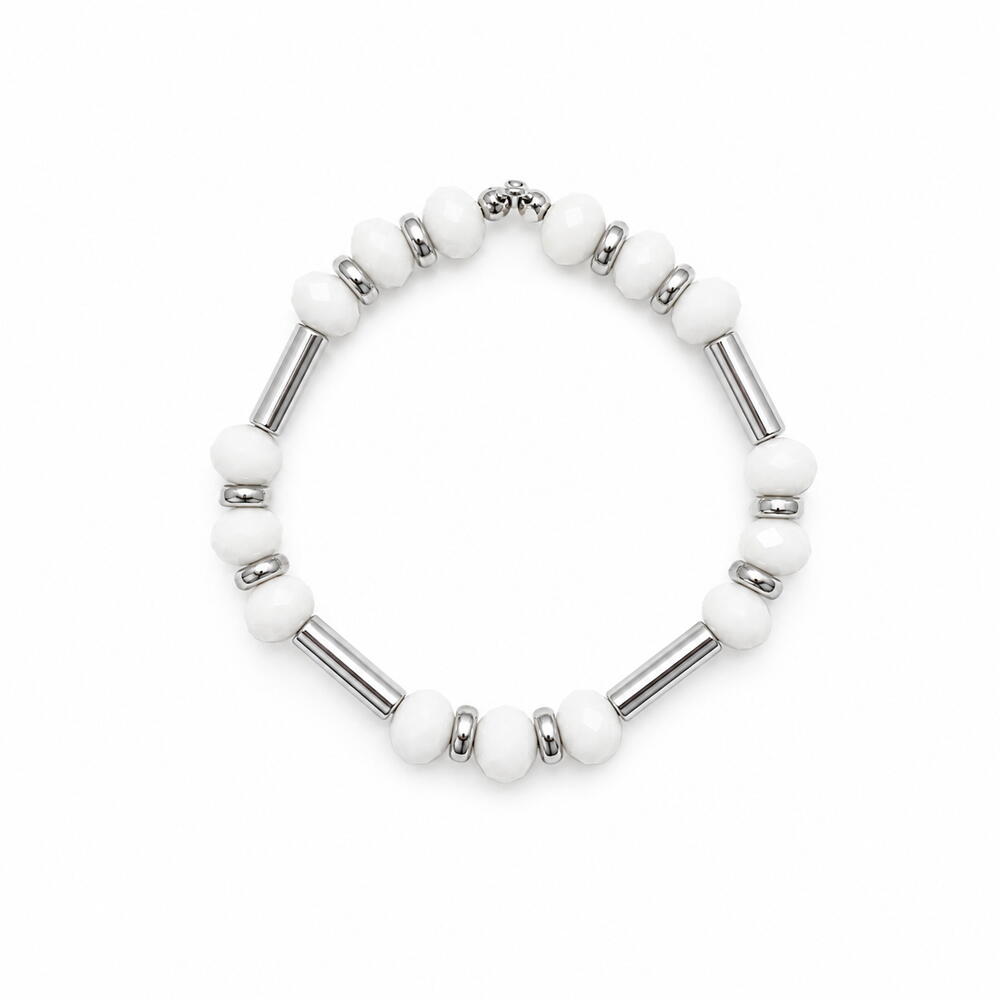 Браслет Metal Crystals White