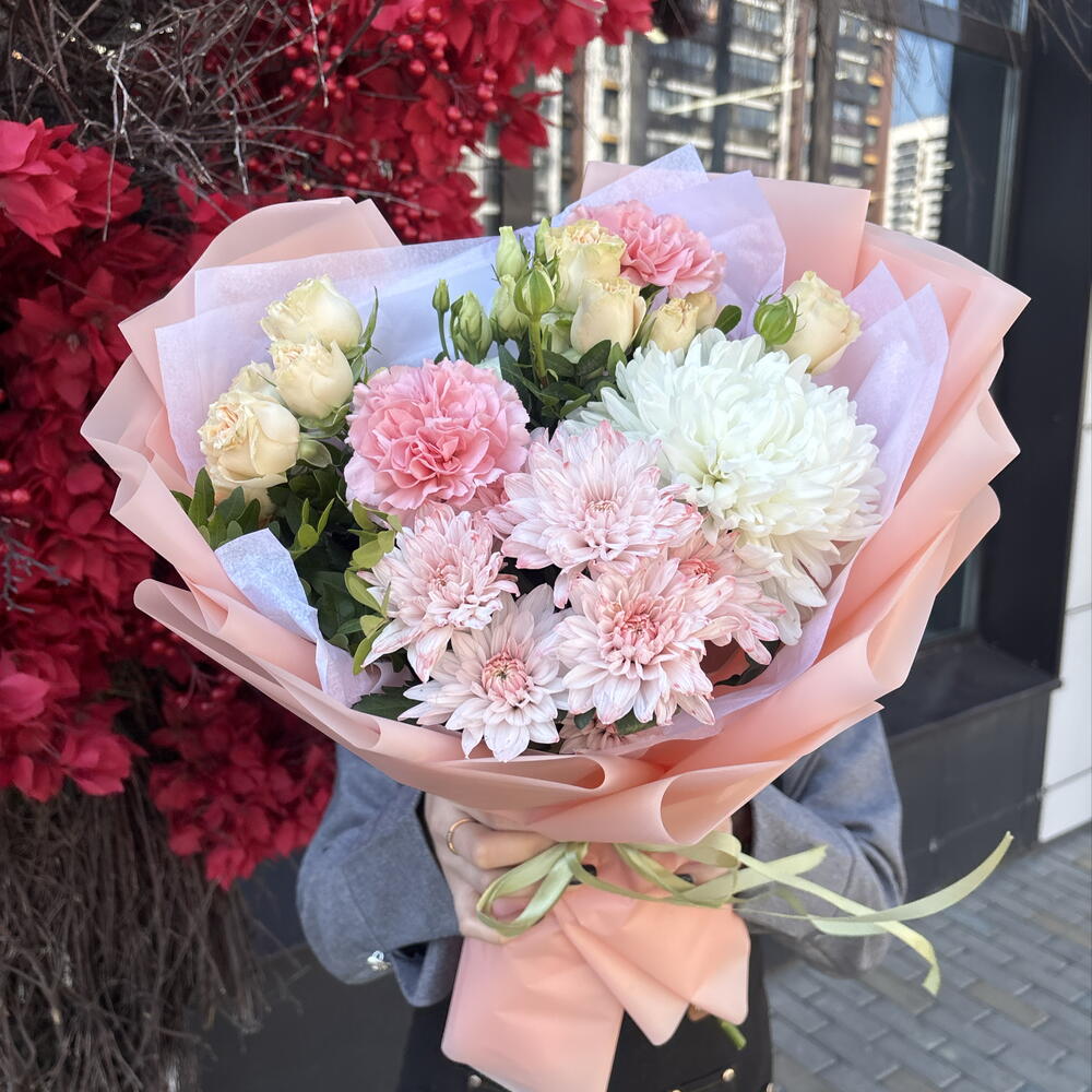 Нежный букет-комплимент 💗🌸