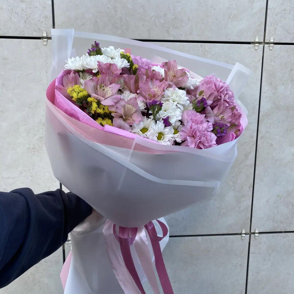 Розовый букет🌸