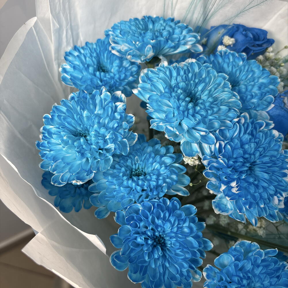 букет с хризантемами🌸