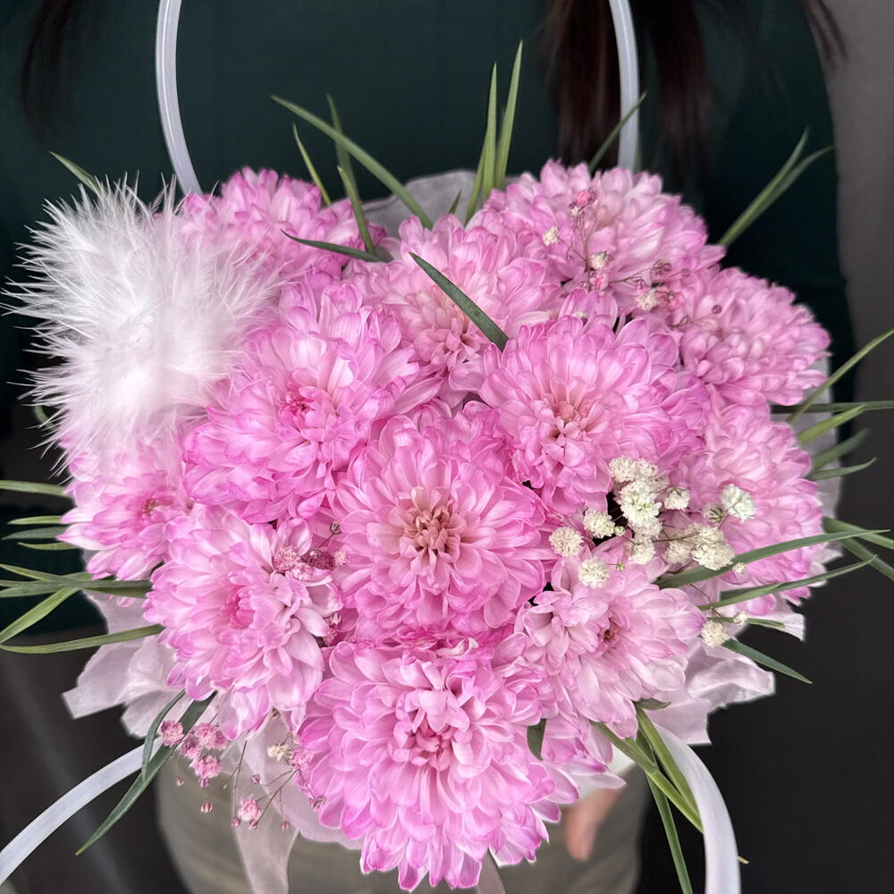 💗 Хризантемы сердце 💖