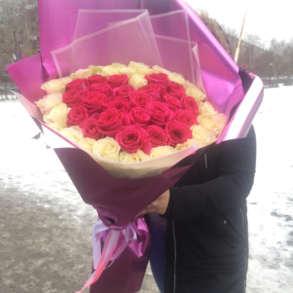 Букет гигант сердце