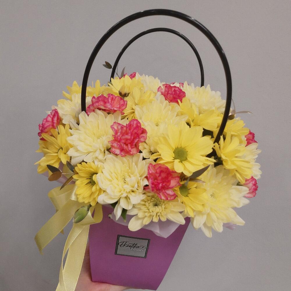 Play with chrysanthemum