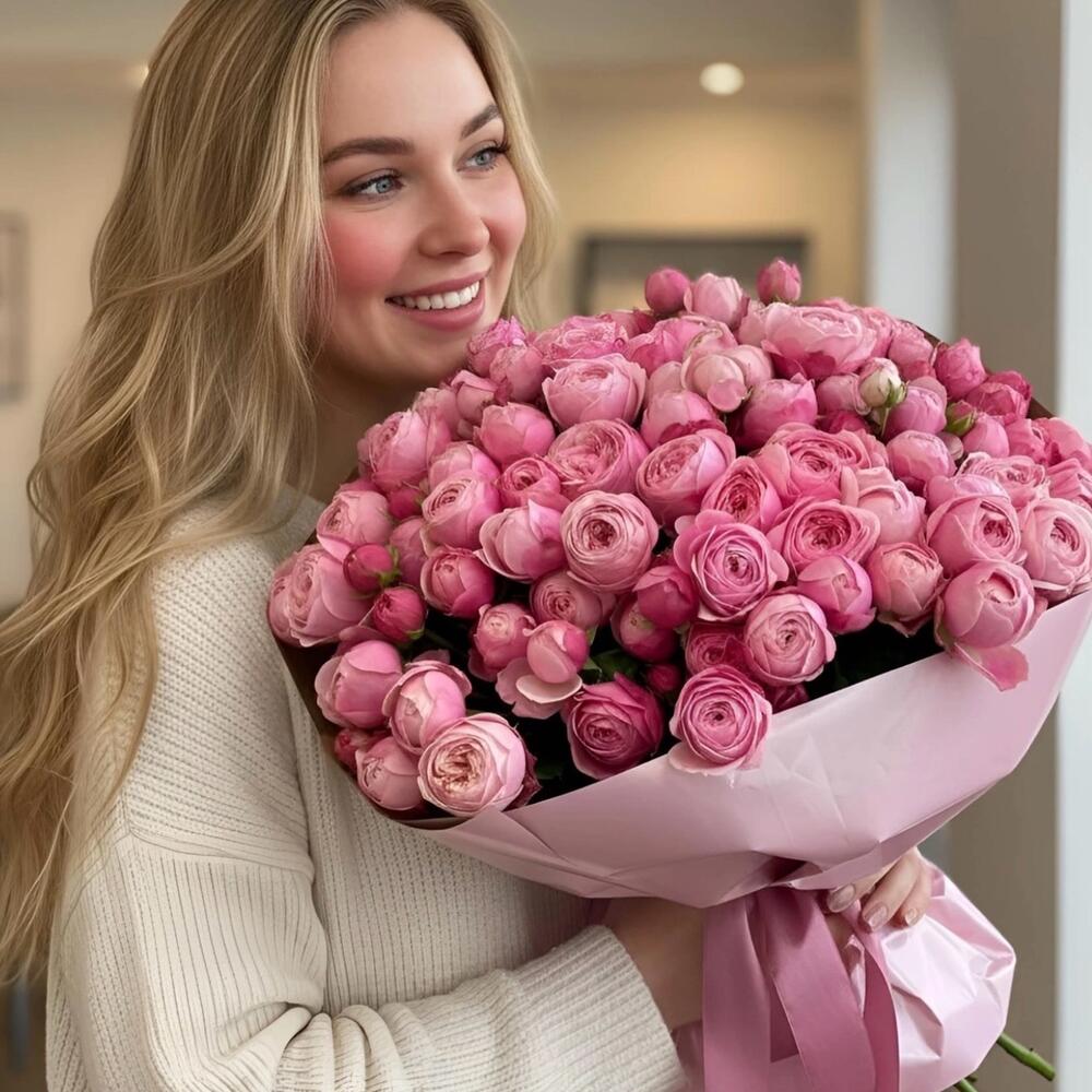 Роза пионовидная кустовая Изысканая гармония 💕