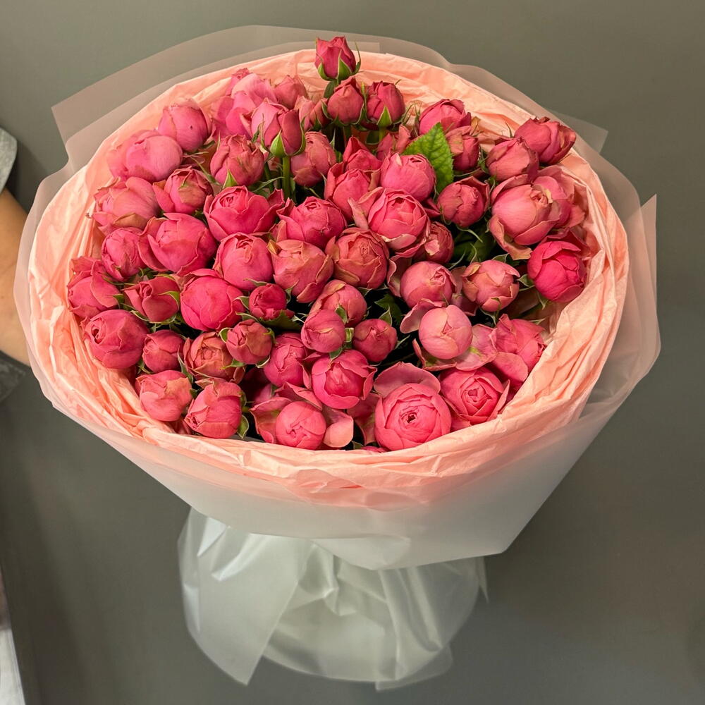 Кустовая  роза Силва пинк 😍