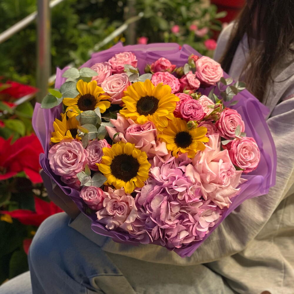 Букет фиолетовая 💜