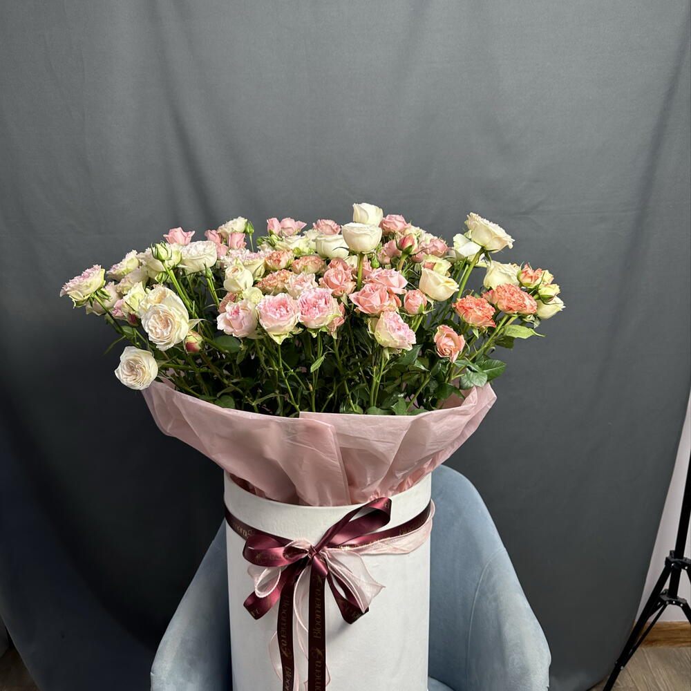 Arrangement « cotton candy»