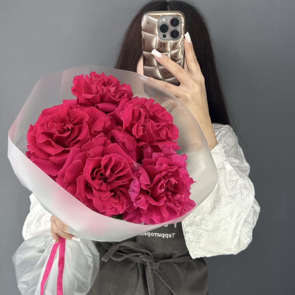 Монобукет из Французской Розы «Фул Монти💕»
