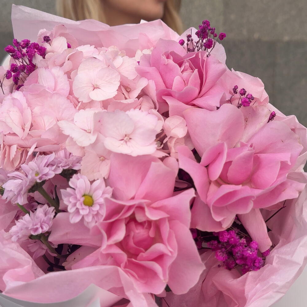 Французская Роза 🌸 Гортензия 💕 Гипсофила🥰