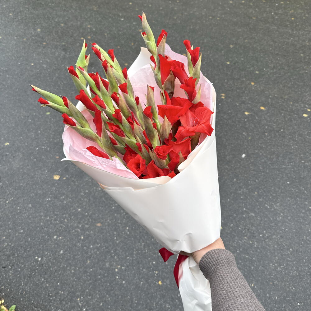 Букет гладиолусов