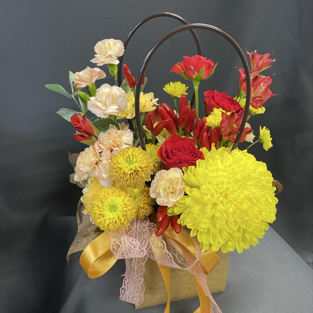 Сумочка с цветами "Яркий день"