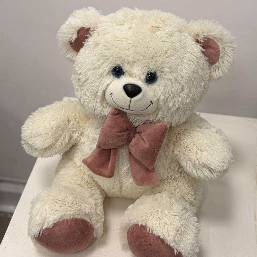 Мишка с бантиком 40 см 🧸💕