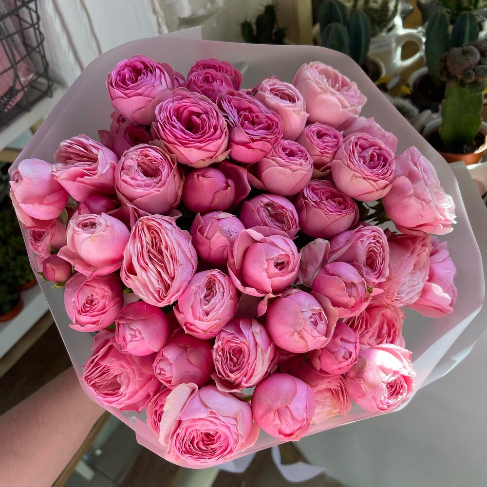 11 пионовидных роз💝