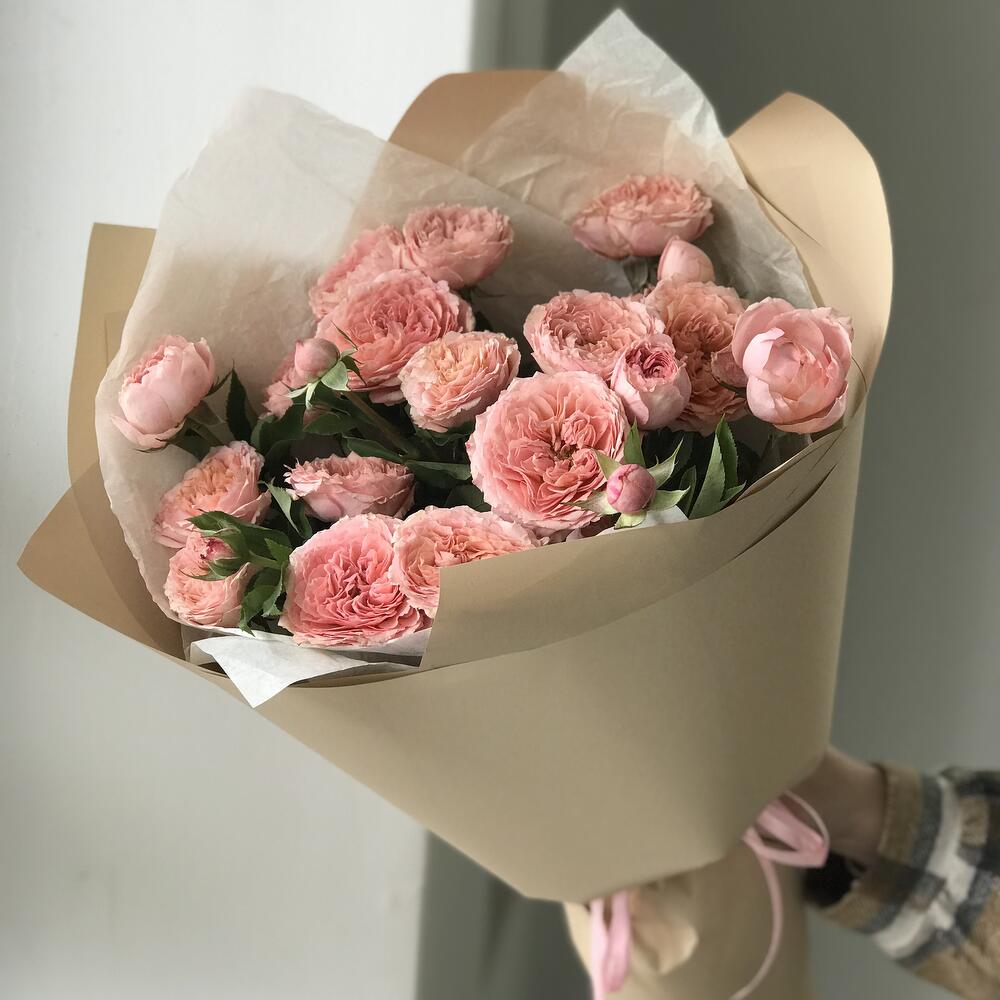 5 кустовых пионовидных роз Julietta 15 Buket flowers
