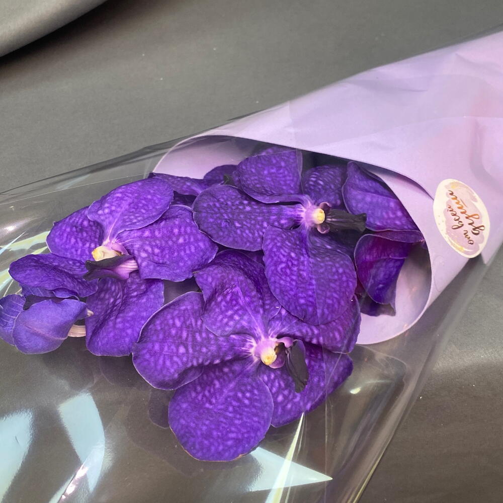 Орхидея Ванда фиолетовый букет💜