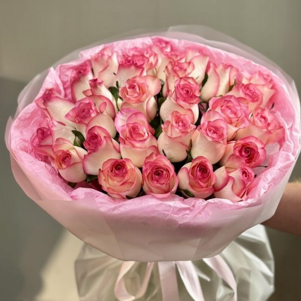 Букет розовых роз💗
