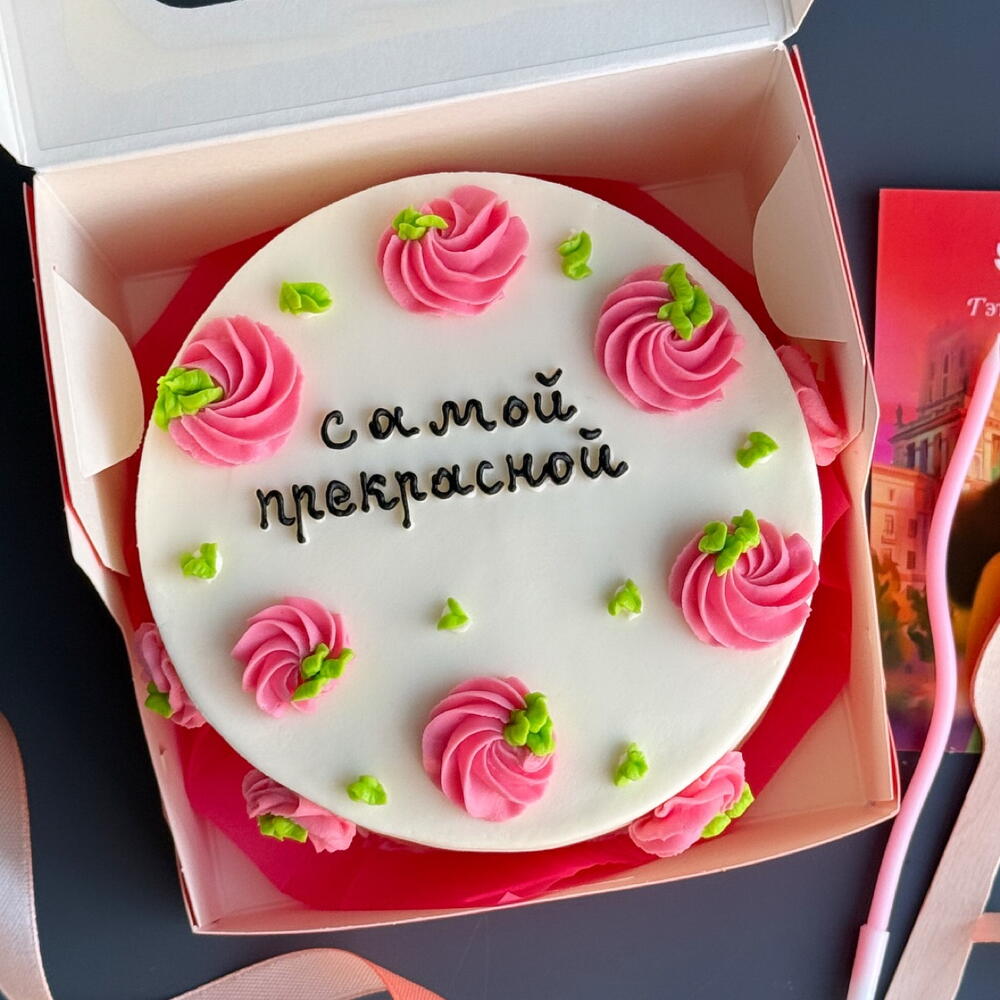 Бенто торт девушке 💕