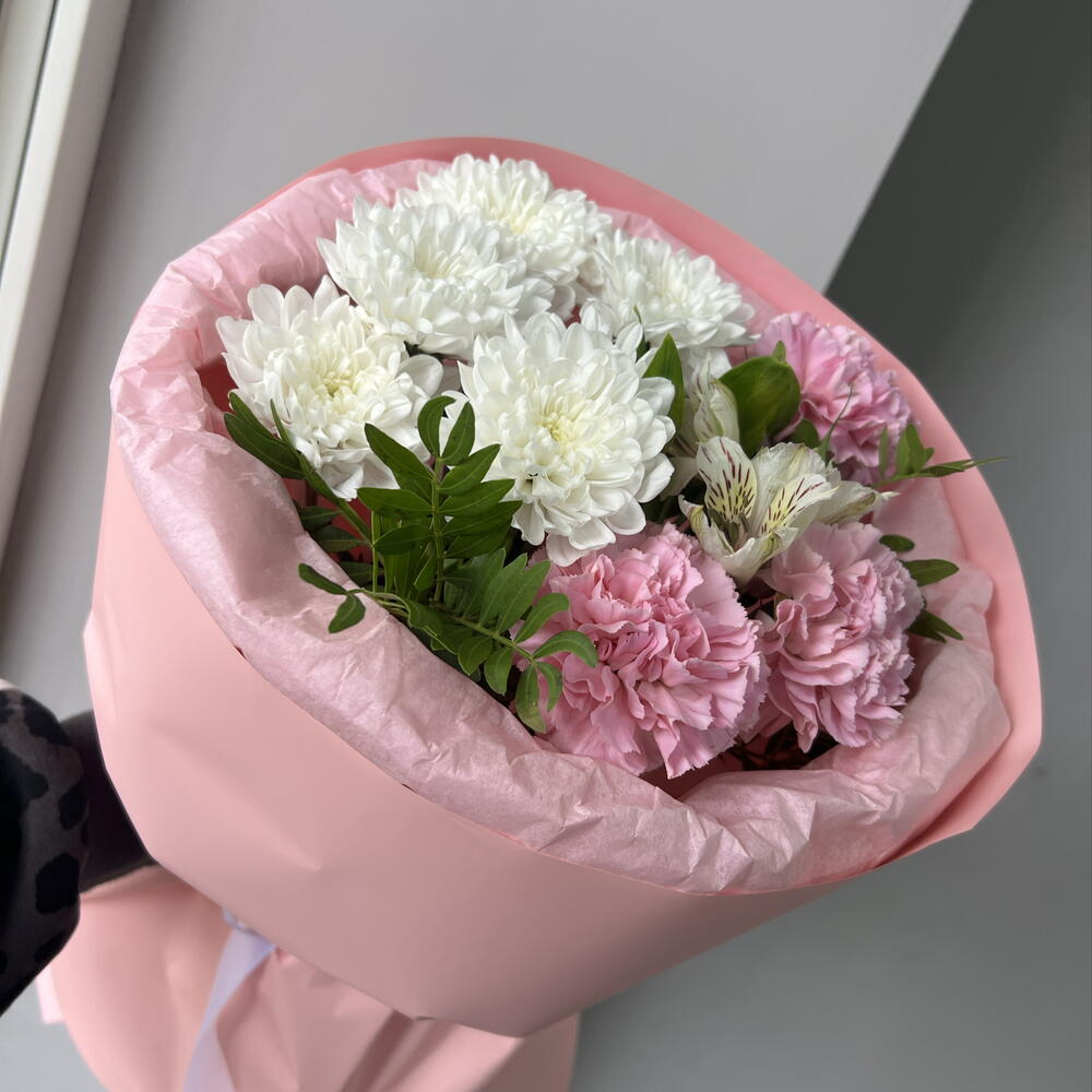 Букет комплимент в розовом