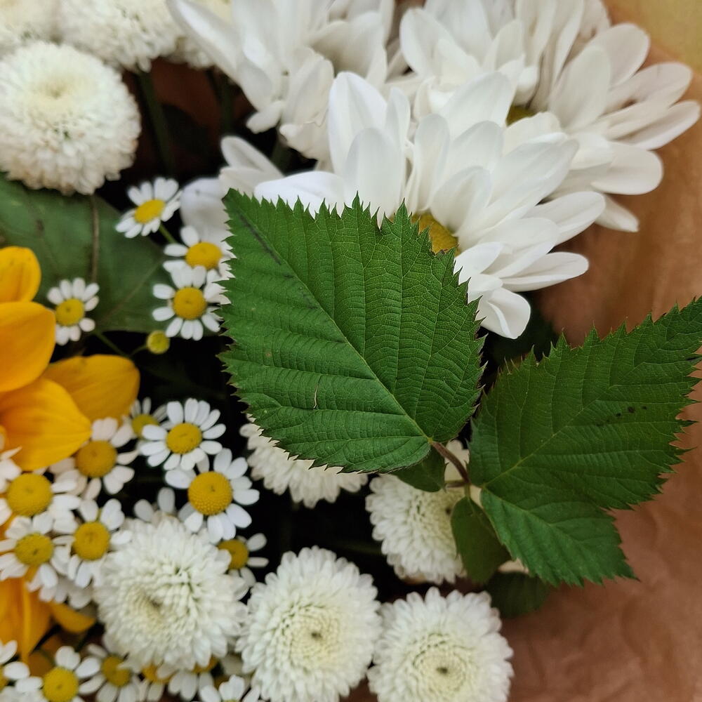 Букнт с подсолнухом