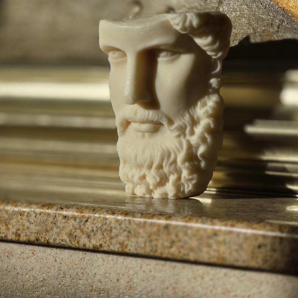 Свеча интерьерная Зевс (Zeus) (пастель цвета)