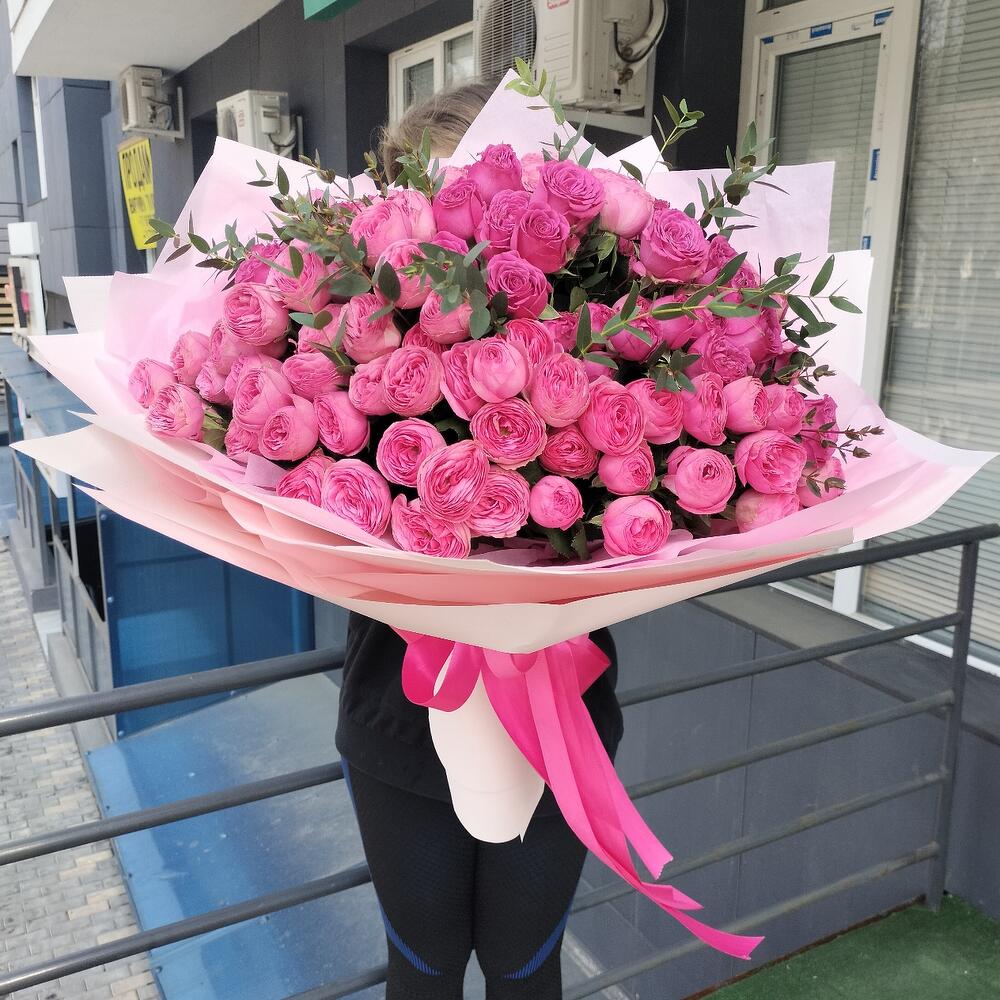 Пионовидная спрей бомбастик, Flowers & Gifts Almaty, buy at a price of