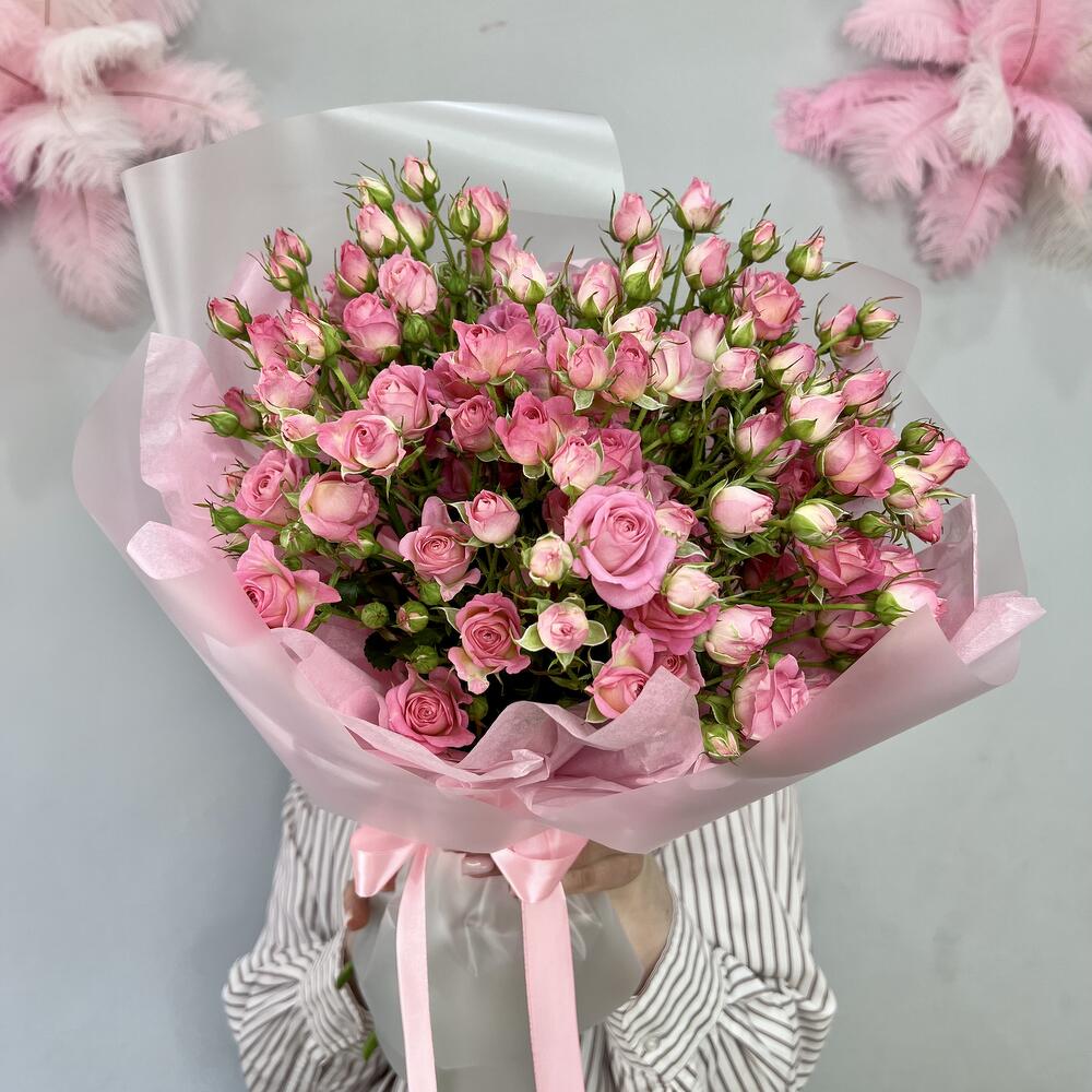 Букет кустовых роз для любимой 💝