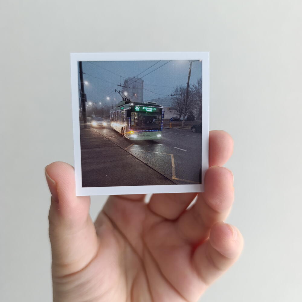 Фотография Polaroid квадрат